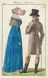 Man & Woman Costume Print, 1806