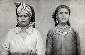Man and woman of the Meos tribe, Laos, South East Asia Man and woman of the Meos tribe, Laos, South East Asia