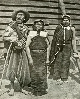 Man and women, Patagonia, Argentina, South America Man and women, Patagonia, Argentina, South America