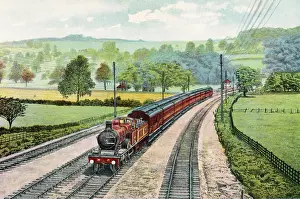 Vintage Railway Images UK Prints: Manchester Express