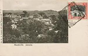 Mandeville, Jamaica - 1905 Print