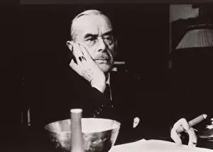 Portrait Of A Famous Author Prints: MANN, Thomas (1875-1955)