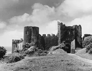 Wales Historical Sites Prints: Manorbier Castle