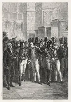Manuel Expelled Print, Chamber of Deputies Scene