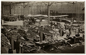 Manufacture Avro 504 biplanes WWI
