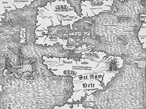 Historical Maps Of America Prints: Map America