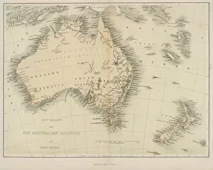 Images Dated 17th October 2007: Map / Australia / Nz 1862