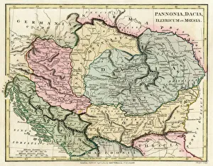 Map of the Dacian Empire and Roman provinces Map of the Dacian Empire and Roman provinces