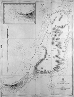 Map of Fuerteventura, Canary Islands Map of Fuerteventura, Canary Islands