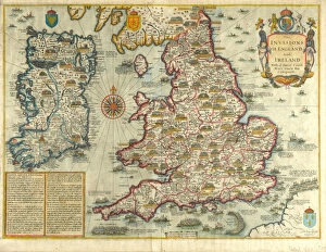Map: The Invasions of England and Ireland - 1627 Map: The Invasions of England and Ireland - 1627