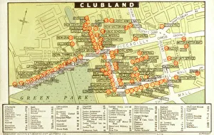 A map of Ladies and Gentlemans Clubs of London A map of Ladies and Gentlemans Clubs of London