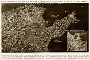 Map of northern Tunisia by G. H. Davis Map of northern Tunisia by G. H. Davis