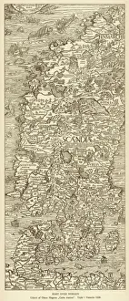 Scandinavian Print Map 1539