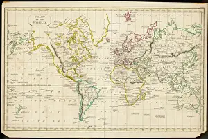 Old World Maps For Sale Prints: MAPS / WORLD / 1827