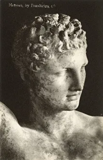 Marble statue of Hermes by Praxiteles I Marble statue of Hermes by Praxiteles I