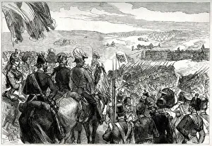 The March Past, Battle of Kinburn, 17 October 1855, Crimean War Date: 1855 The March Past, Battle of Kinburn, 17 October 1855, Crimean War Date: 1855