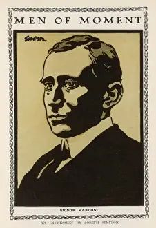 Early Wireless Technology Prints: Marconi (Simpson)