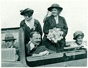 Margaret Wintringham during her election campaign Margaret Wintringham during her election campaign