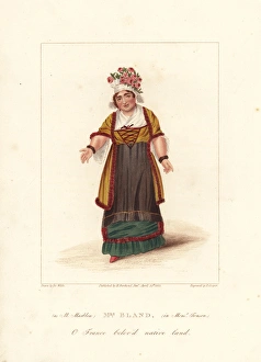 Maria Bland in Monsieur Tonson, 1822 Maria Bland in Monsieur Tonson, 1822