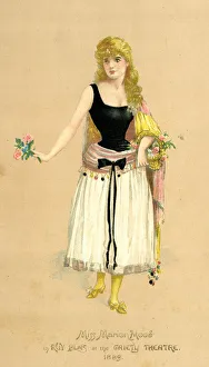 Marion Hood, actor singer in Ruy Blas burlesque Marion Hood, actor singer in Ruy Blas burlesque