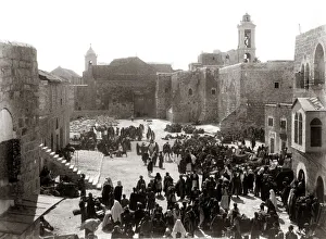 Market Place at Bethlehem Palestine (Israel) circa 1890 Market Place at Bethlehem Palestine (Israel) circa 1890