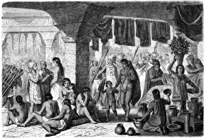 Market scene in pre-Columbian Tlatelolco Market scene in pre-Columbian Tlatelolco