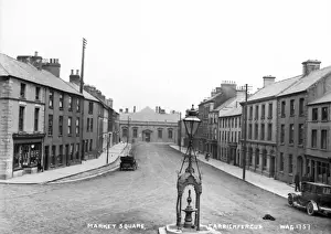 Carrickfergus Market Square Print, Early 1900s