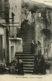 Market Stairs (Escalier du Marche) - Saint Tropez, France Market Stairs (Escalier du Marche) - Saint Tropez, France