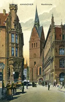 Hanover Germany Prints: Marktkirche, Hanover, Germany