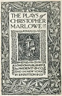 English Dramatist Prints: MARLOWE, Christopher (1564-1593). English dramatist