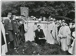 Marquis of Anglesey in his Bardic robes Marquis of Anglesey in his Bardic robes