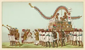Marriage Ceremony Prints: Marriage Procession