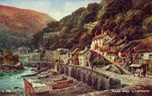 Mars Hill, Lynmouth, Devon from the Harbour Mars Hill, Lynmouth, Devon from the Harbour