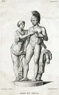 Mars and Venus Print with Aphrodite