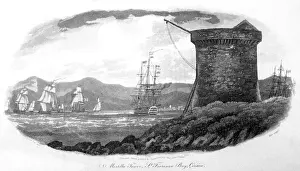 Martello Tower, Corsica Print 1809