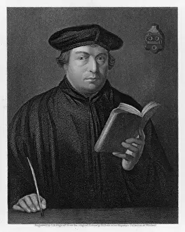 Martin Luther Prints: Martin Luther Print, Engraving