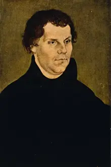 Martin Luther Prints: Martin Luther Head-and-Shoulders Portrait Print