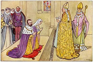 Mary Tudor marries King Philip II at Winchester Cathedral Mary Tudor marries King Philip II at Winchester Cathedral
