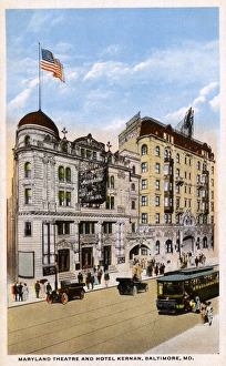 Maryland Theatre and Hotel Kernan, Baltimore, Maryland, USA Maryland Theatre and Hotel Kernan, Baltimore, Maryland, USA