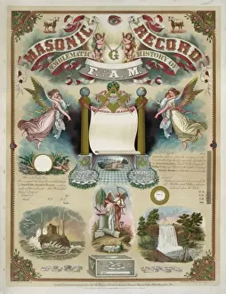 Freemasonry Symbols Prints: Masonic record