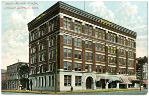 Masonic Temple, Cedar Rapids, Iowa, USA Masonic Temple, Cedar Rapids, Iowa, USA