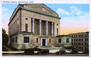 Masonic Temple, Springfield, Massachusetts, USA Masonic Temple, Springfield, Massachusetts, USA
