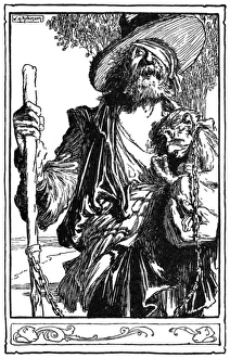 Master Peter from Don Quixote, by William Heath Robinson Master Peter from Don Quixote, by William Heath Robinson