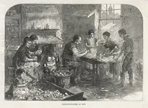 Matchbox Making in a Bow Home, London Print
