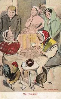 Matchmaking in Ireland Print circa 1908