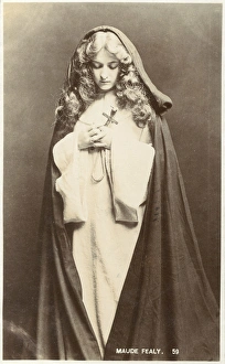 Maude Fealy, actress, in the role of a nun Maude Fealy, actress, in the role of a nun