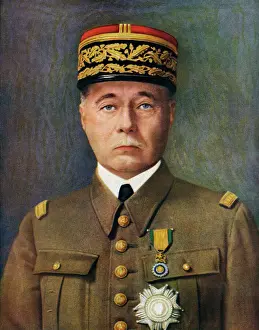 Prints of General Marie (or Maurice). Gustave Gamelin (1872-1958), supreme head of the French fighting forces at the beginning of World War Two Generals And Leader Prints: Maurice Gamelin, Supreme Head of French Forces, 1939 Print