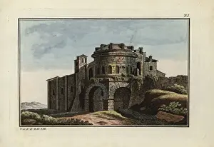 Ravenna Italy Landmarks Prints: The mausoleum of King Theoderic at Ravenna