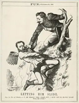Print of Maximilian Abandoned by Napoleon III
