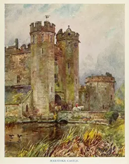 Warwickshire Castles Prints: Maxstoke Castle / 1906